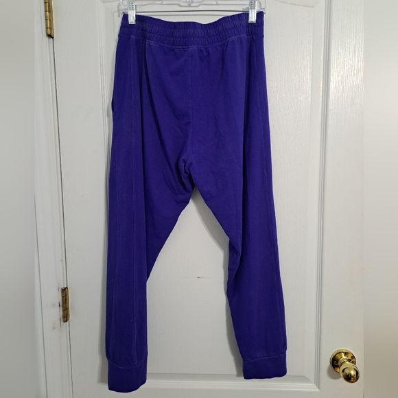 Victoria's Secret PINK Women's Jogger Pants Blue XL High Waist Full Length - Picture 3 of 5